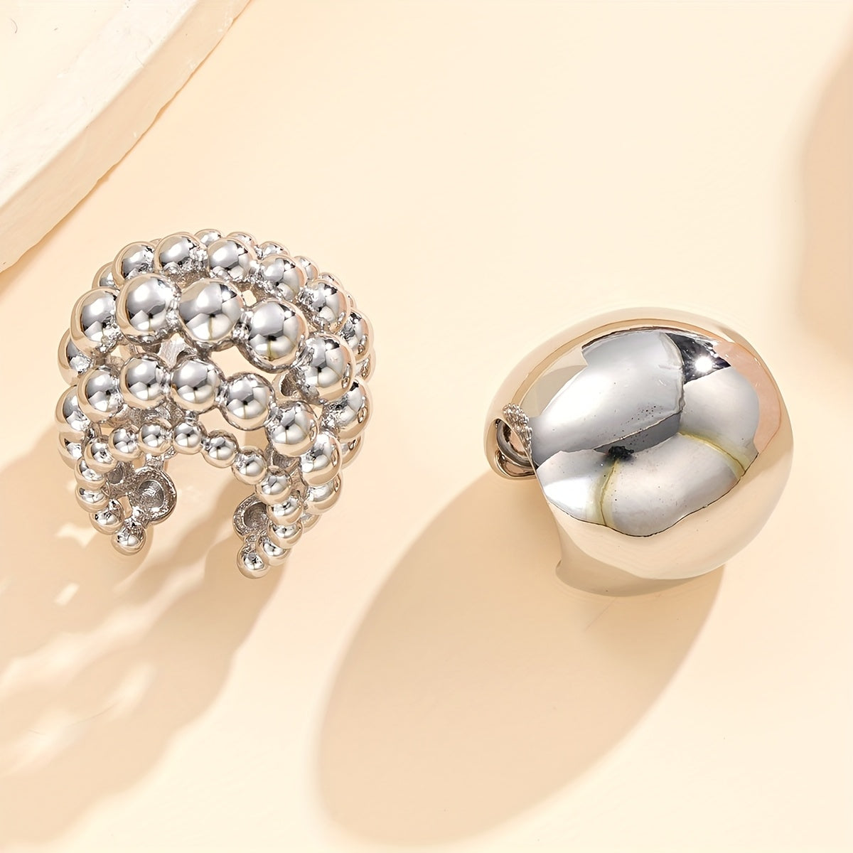 Ivy | テクスチャー ピアスセット
