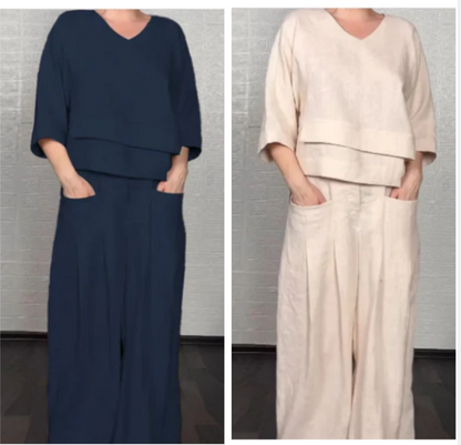 Wilhelmina | ワイドパンツ付き2ピースセット
