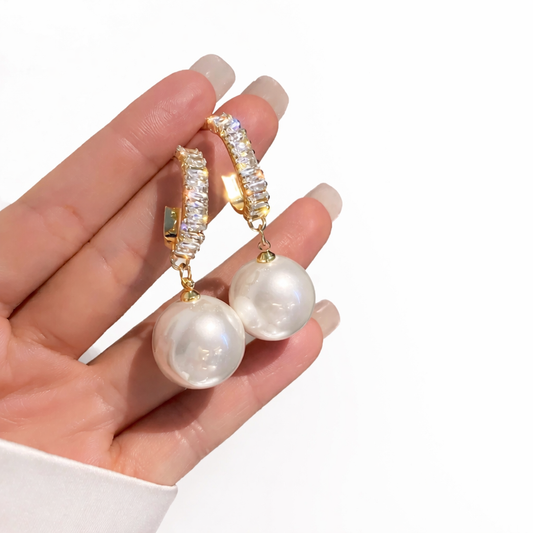 Joreline | クリスタルパールピアス