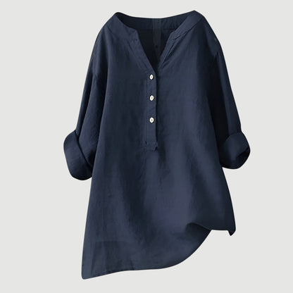 Gavienne™ 軽やかで快適なリネン女性用ブラウス