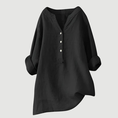 Gavienne™ 軽やかで快適なリネン女性用ブラウス