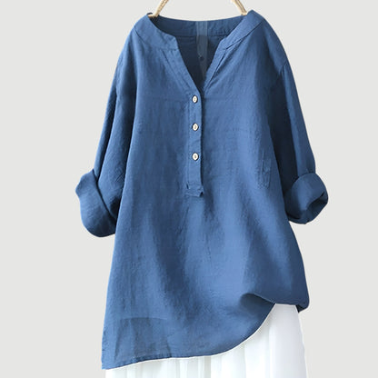 Gavienne™ 軽やかで快適なリネン女性用ブラウス