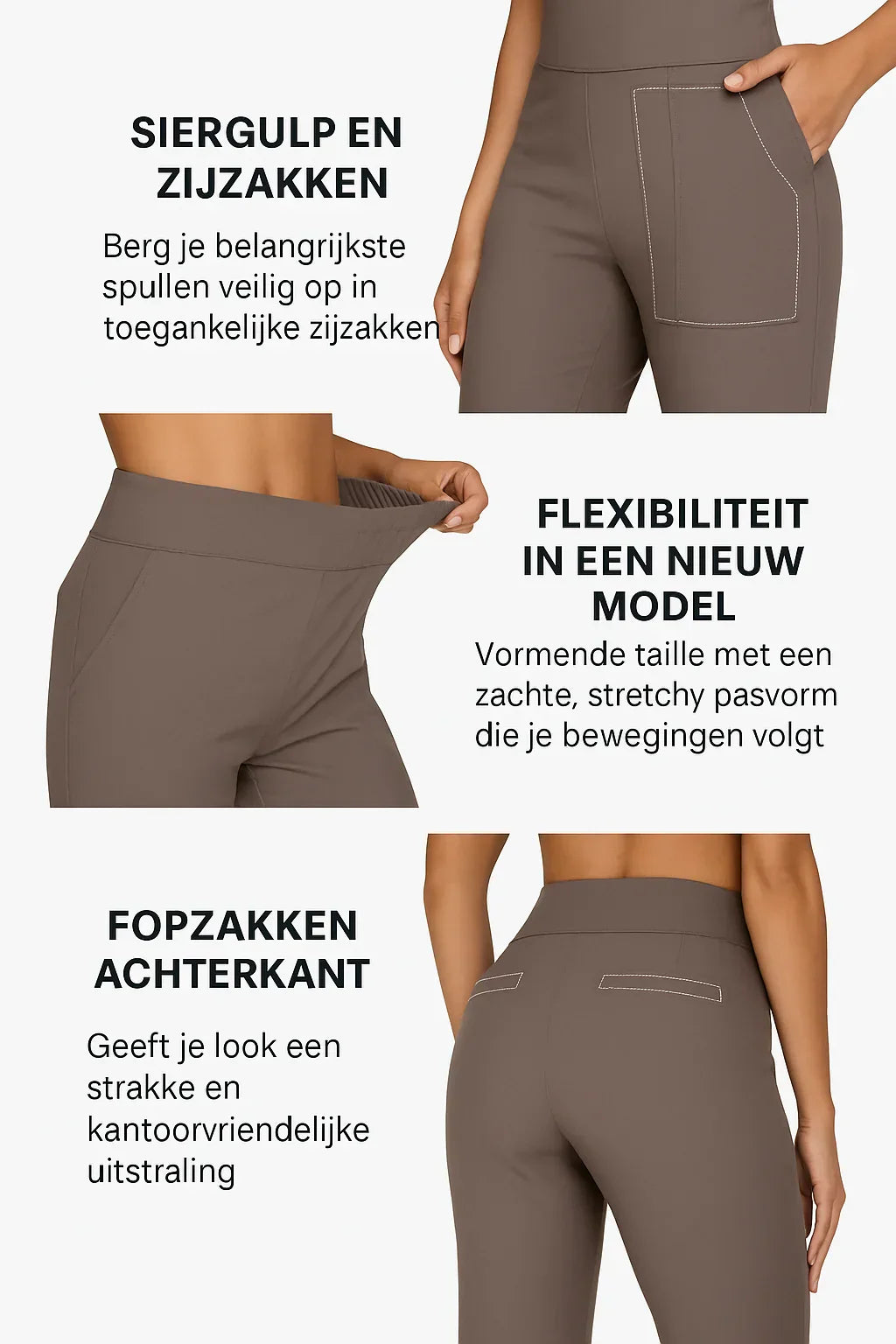 Yareli™ 日常用ストレッチパンツ