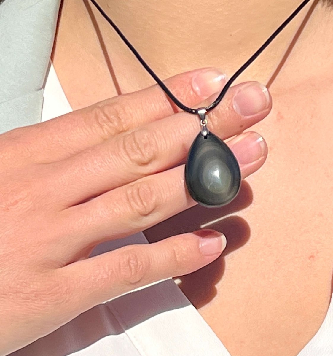 Sky | オブシディアン・アイ・オブ・ヘブン ペンダント